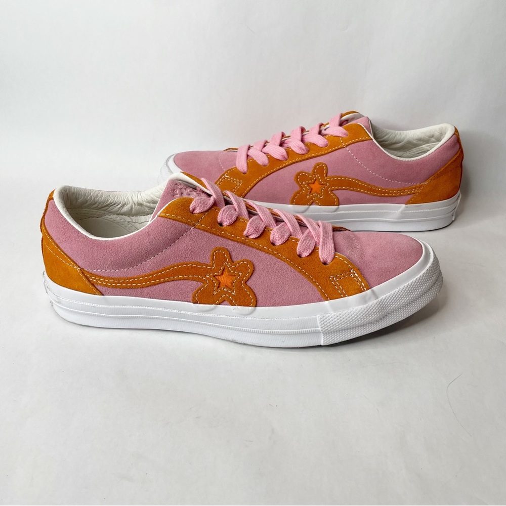 Converse One Star x Tyler The Creator Golf Le Fleur Pink Orange Skater Sneakers - Picture 1 of 12